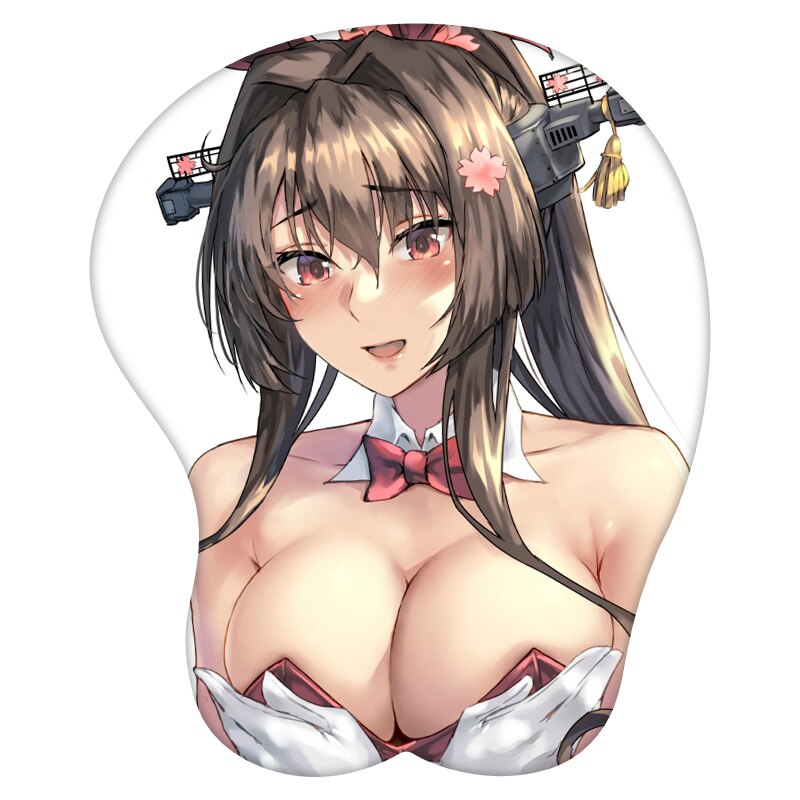 3D Mouse Pad Yamato Kantai Collection Anime Wrist Rest Silicone Sexy Creative Gaming Mousepad Mat