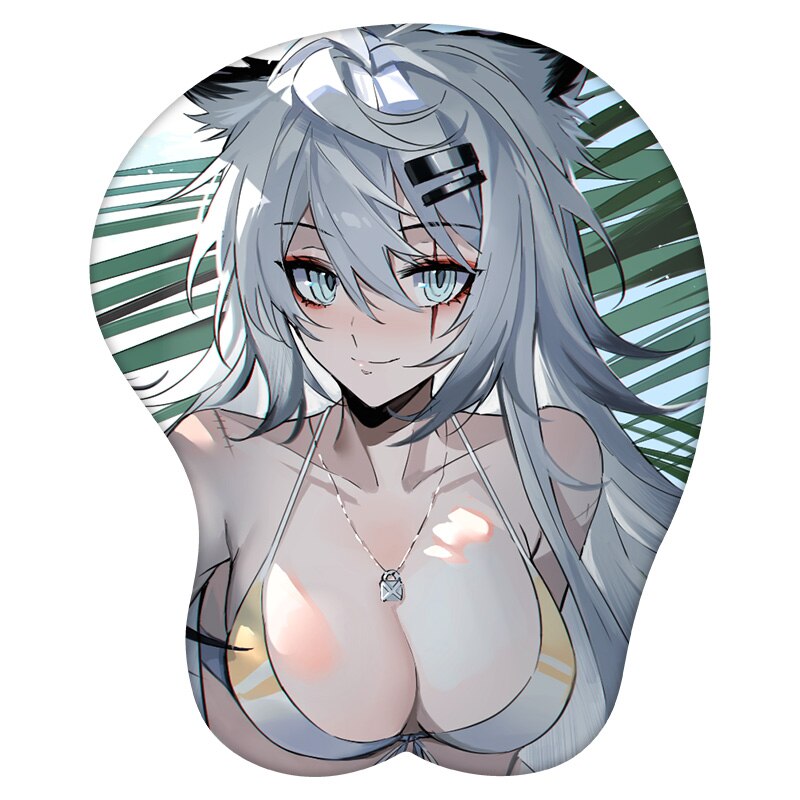 3D Mouse Pad Lappland Arknights Anime Wrist Rest Silicone Sexy Creative Gaming Mousepad Mat