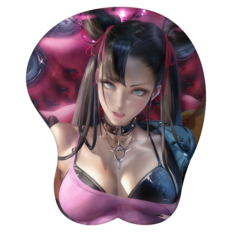 Trainer Protagonist Marnie Mary Anime 3D Mouse Pad Wrist Rest Silicone Sexy Creative Gaming Mousepad Mat