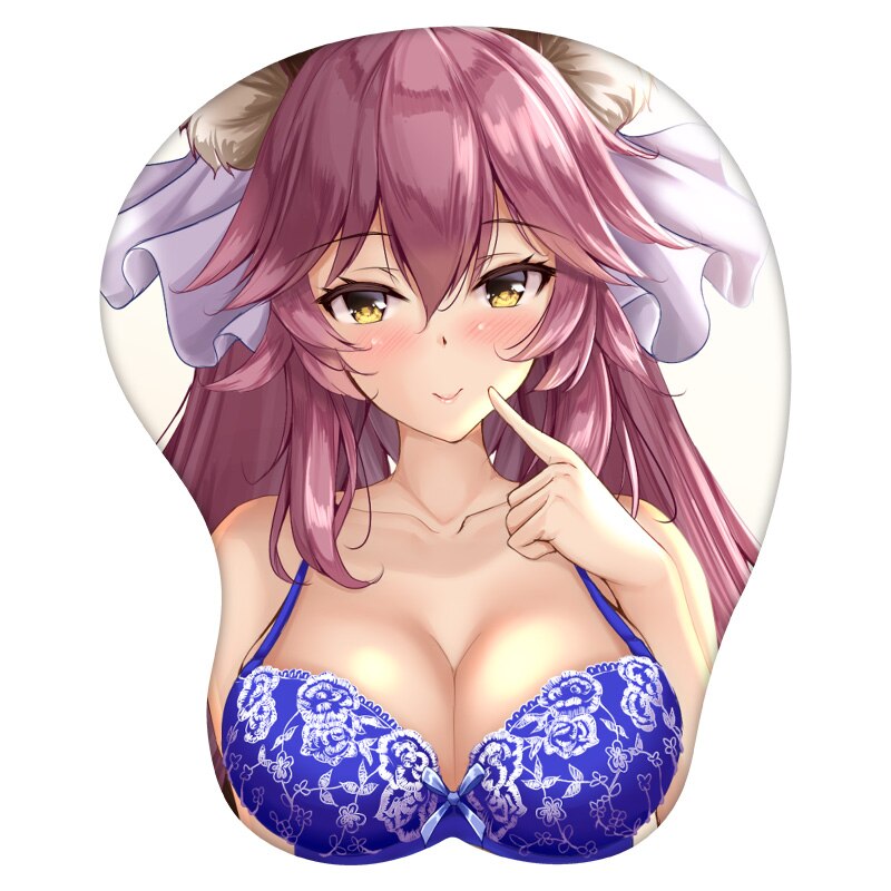 Anime 3D Mouse Pad Tamamo No Mae Fate/Staynight Wrist Rest Silicone Sexy Creative Gaming Mousepad Mat