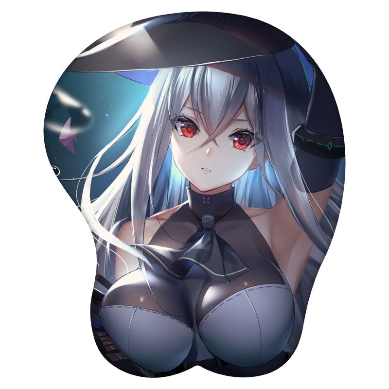 3D Mouse Pad Skadi Arknights Anime Wrist Rest Silicone Sexy Creative Gaming Mousepad Mat