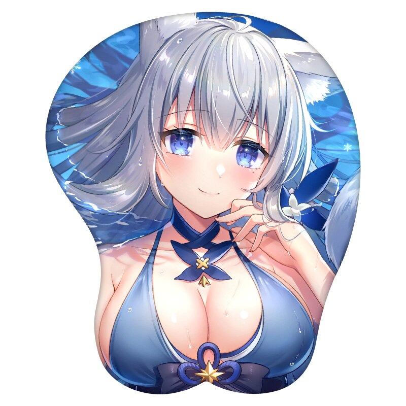 3D Mouse Pad Shinano Azur Lane Anime Wrist Rest Silicone Sexy Creative Gaming Mousepad Mat