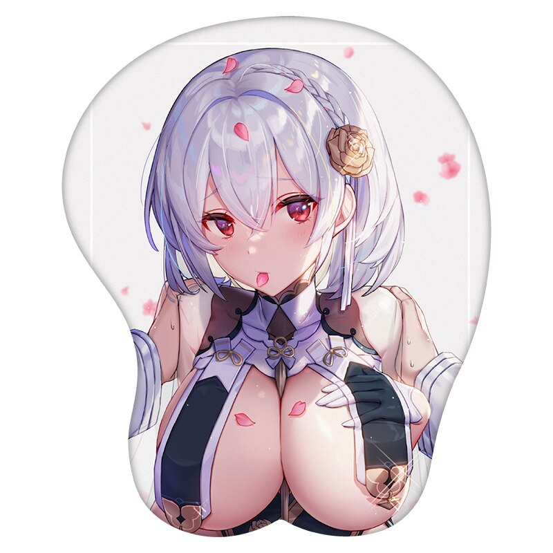 3D Mouse Pad Sirius Azur Lane Anime Wrist Rest Silicone Sexy Creative Gaming Mousepad Mat