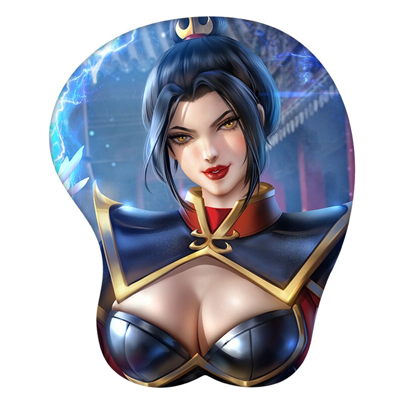 Avatar Azula 3D Mouse Pad Anime Wrist Rest Silicone Creative Gaming Mousepad Mat