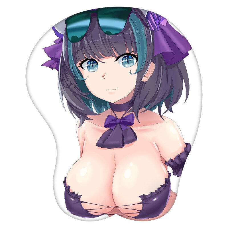 3D Mouse Pad Cheshire Azur Lane Anime Wrist Rest Silicone Sexy Creative Gaming Mousepad Mat