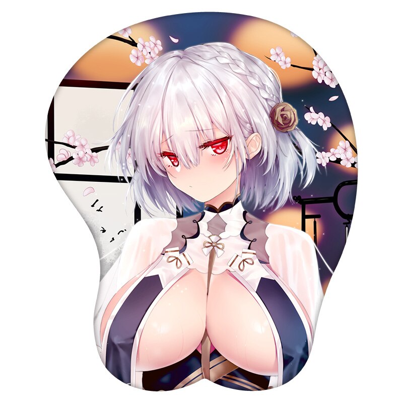 3D Mouse Pad Sirius Azur Lane Anime Wrist Rest Silicone Sexy Creative Gaming Mousepad Mat