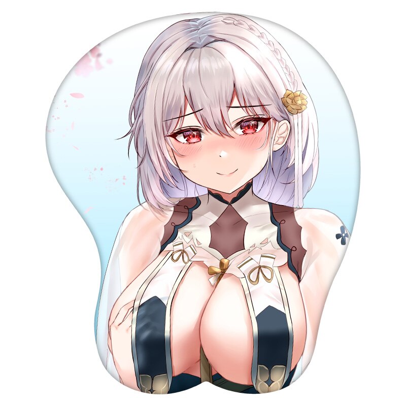 3D Mouse Pad Sirius Azur Lane Anime Wrist Rest Silicone Sexy Creative Gaming Mousepad Mat