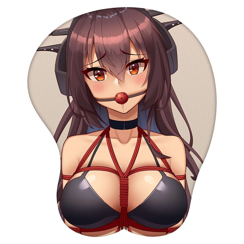 3D Mouse Pad Nagato Kantai Collection Anime Wrist Rest Silicone Sexy Creative Gaming Mousepad Mat