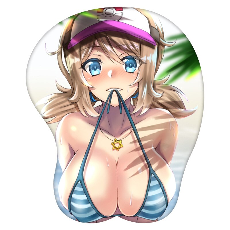 Anime 3D Mouse Pad Serena Wrist Rest Silicone Sexy Creative Gaming Mousepad Mat