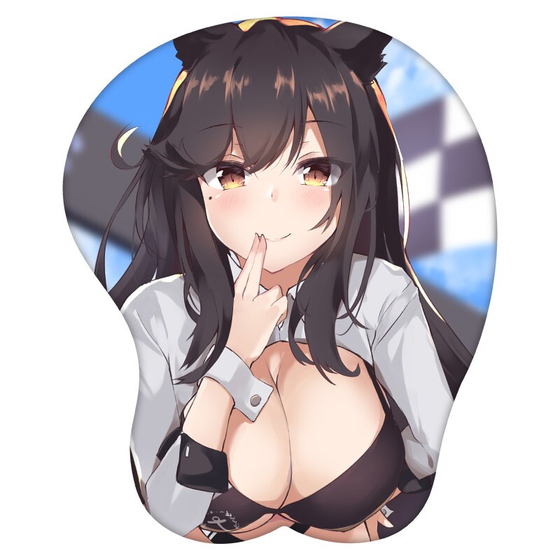 3D Mouse Pad Atago Azur Lane Anime Wrist Rest Silicone Sexy Creative Gaming Mousepad Mat