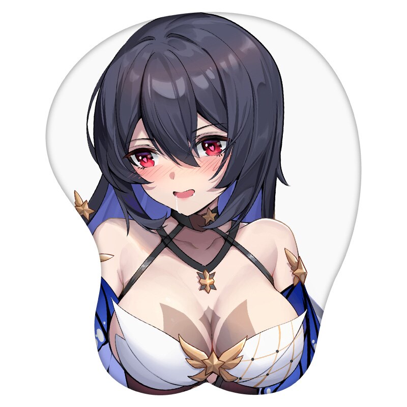 3D Mouse Pad Seele Vollerei Honkai Impact 3rd Anime Wrist Rest Silicone Sexy Creative Gaming Mousepad Mat