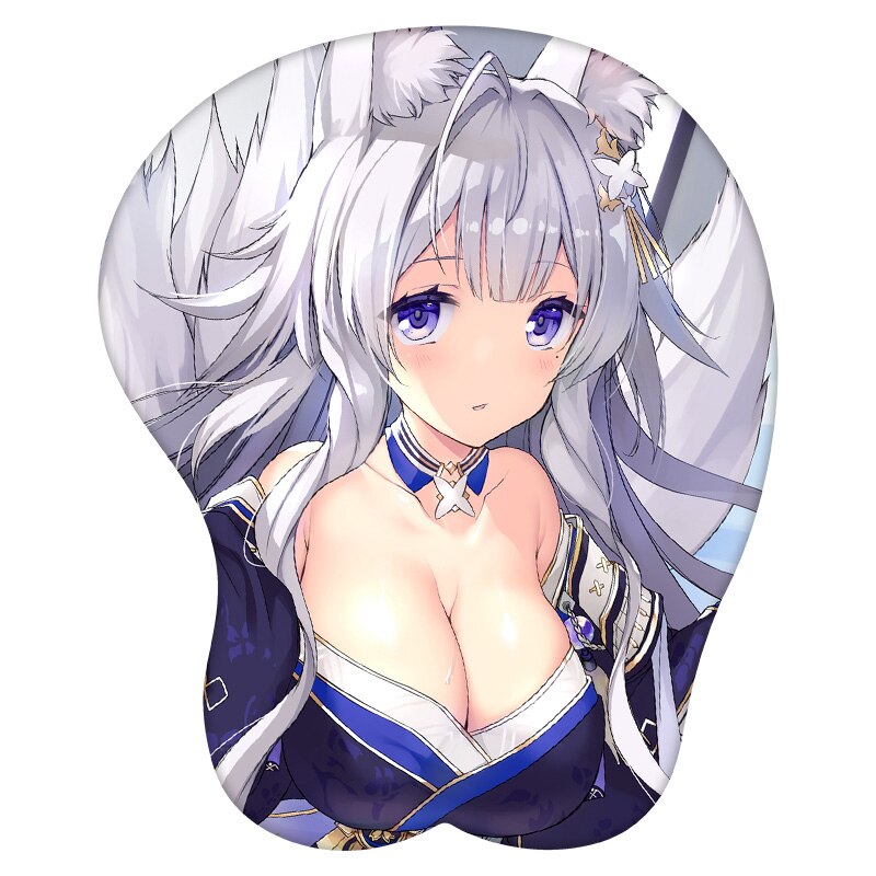 3D Mouse Pad Shinano Azur Lane Anime Wrist Rest Silicone Sexy Creative Gaming Mousepad Mat