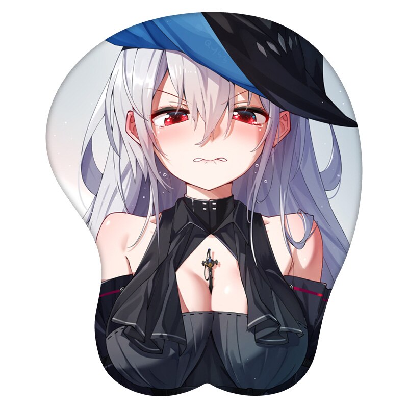 3D Mouse Pad Skadi Arknights Anime Wrist Rest Silicone Sexy Creative Gaming Mousepad Mat