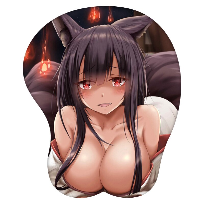 3D Mouse Pad Akagi Azur Lane Anime Wrist Rest Silicone Sexy Creative Gaming Mousepad Mat