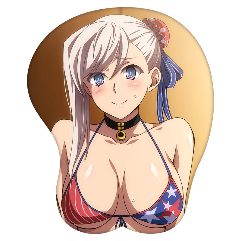 Anime 3D Mouse Pad Miyamoto Musashi Fate/Staynight Wrist Rest Silicone Sexy Creative Gaming Mousepad Mat