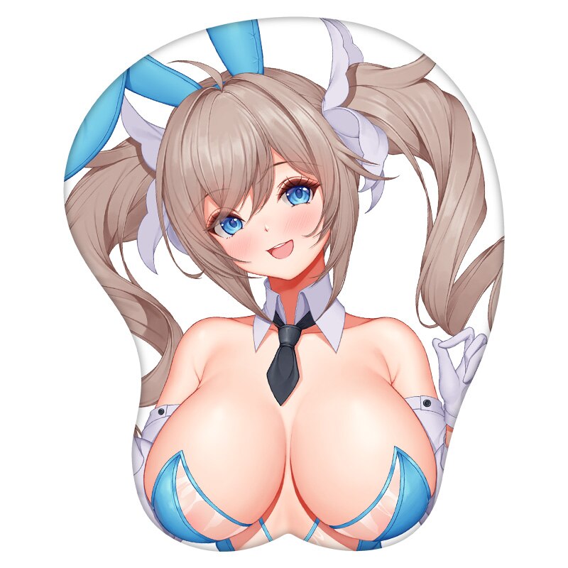 3D Mouse Pad Barbara Genshin Impact  Anime Wrist Rest Silicone Sexy Creative Gaming Mousepad Mat