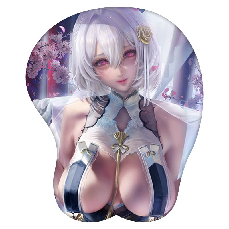 3D Mouse Pad Sirius Azur Lane Anime Wrist Rest Silicone Sexy Creative Gaming Mousepad Mat