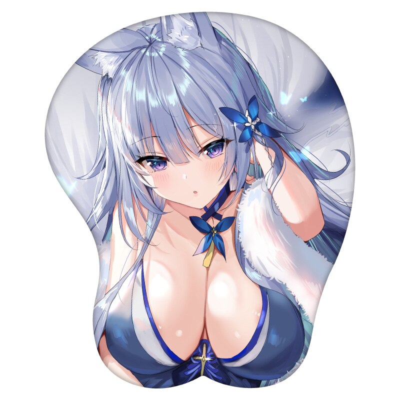 3D Mouse Pad Shinano Azur Lane Anime Wrist Rest Silicone Sexy Creative Gaming Mousepad Mat