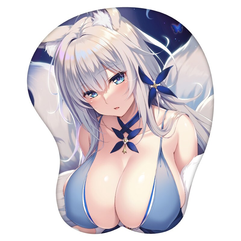 3D Mouse Pad Shinano Azur Lane Anime Wrist Rest Silicone Sexy Creative Gaming Mousepad Mat