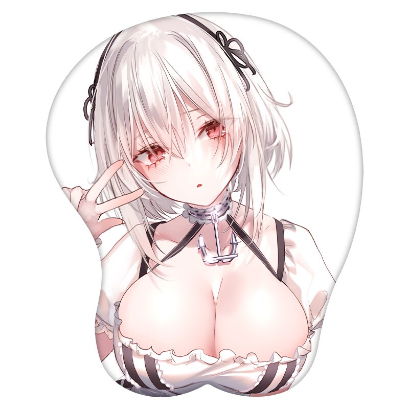 3D Mouse Pad Sirius Azur Lane Anime Wrist Rest Silicone Sexy Creative Gaming Mousepad Mat