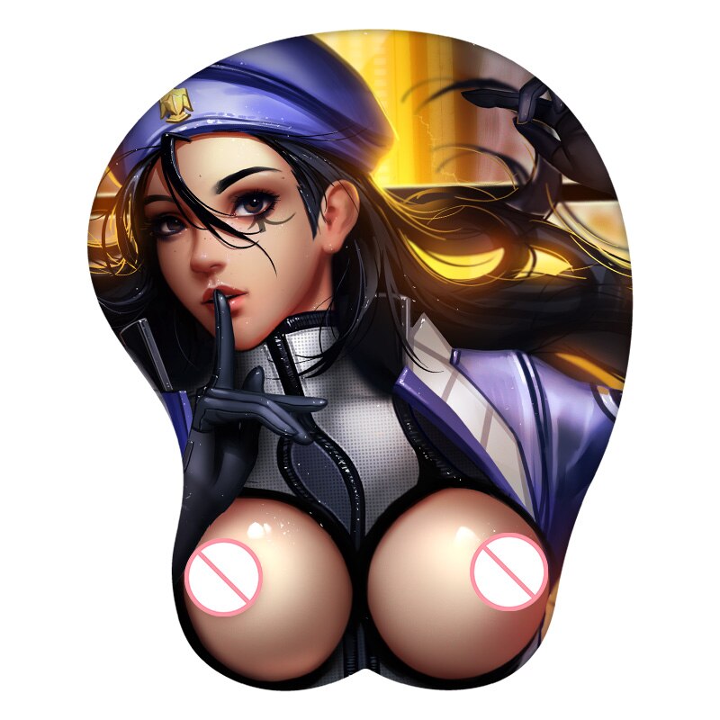 Ana Overwatch Anime 3D Mouse Pad Wrist Rest Silicone Sexy Creative Gaming Mousepad Mat