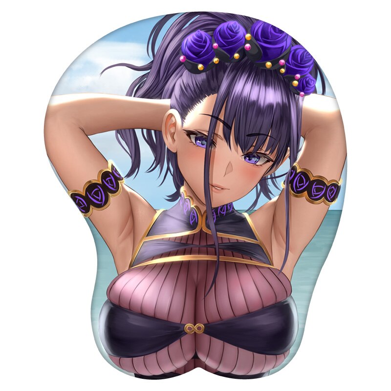 Anime 3D Mouse Pad Murasaki Shikibu Fate/Staynight Wrist Rest Silicone Sexy Creative Gaming Mousepad Mat