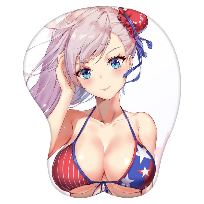 Anime 3D Mouse Pad Miyamoto Musashi Fate/Staynight Wrist Rest Silicone Sexy Creative Gaming Mousepad Mat