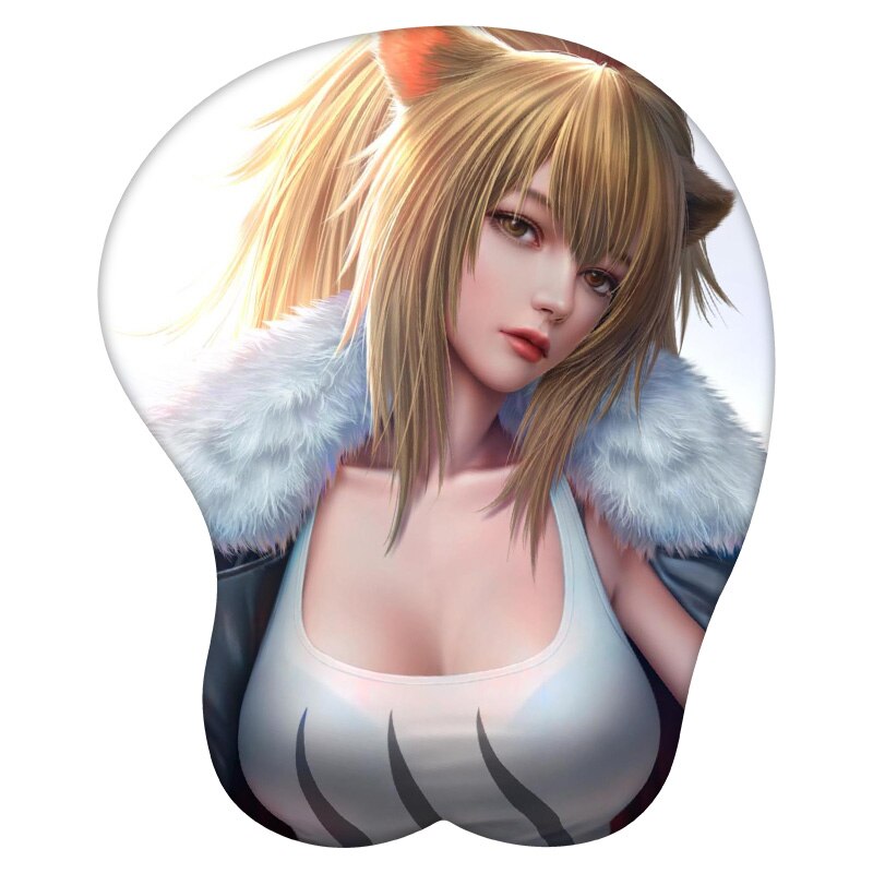 3D Mouse Pad Siege Arknights Anime Wrist Rest Silicone Sexy Creative Gaming Mousepad Mat