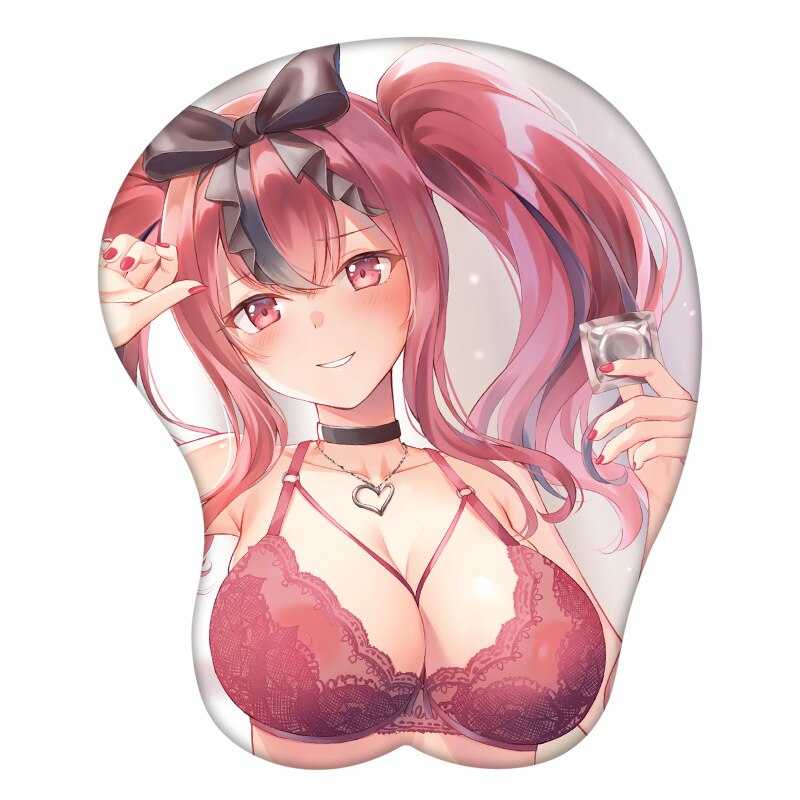 3D Mouse Pad  Bremerton Azur Lane Anime Wrist Rest Silicone Sexy Creative Gaming Mousepad Mat