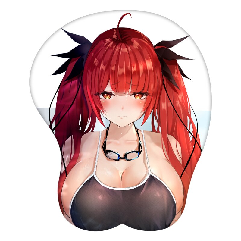 Azur Lane Honolulu 3D Mouse Pad Anime Wrist Rest Silicone Sexy Creative Gaming Mousepad Mat