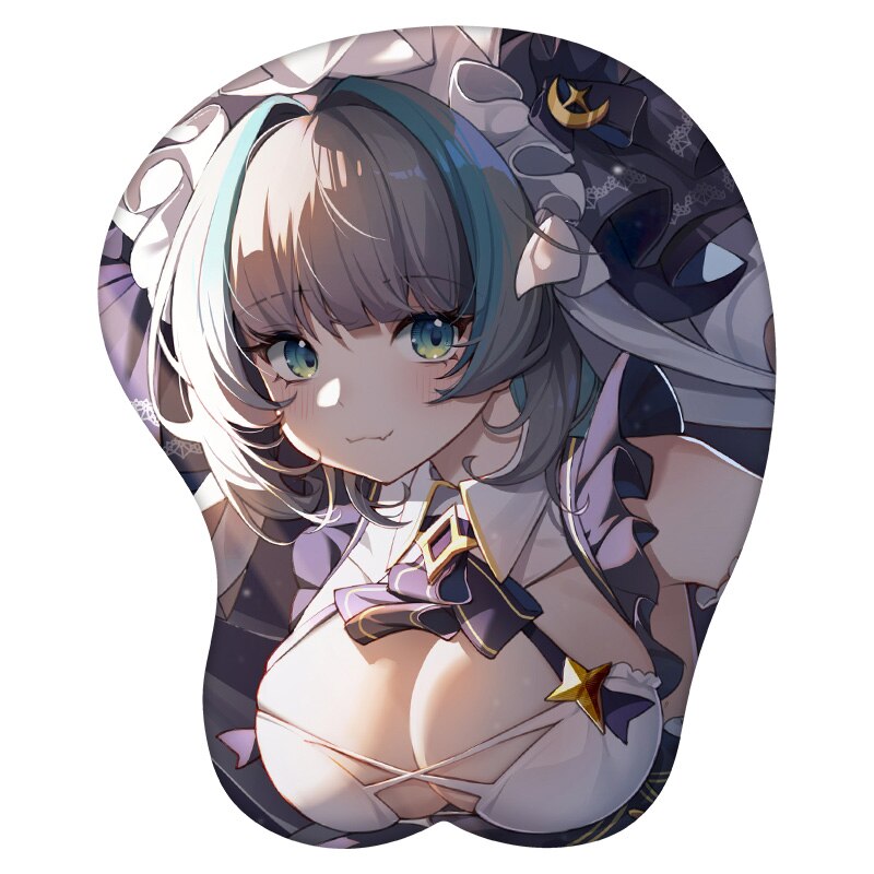 3D Mouse Pad Cheshire Azur Lane Anime Wrist Rest Silicone Sexy Creative Gaming Mousepad Mat