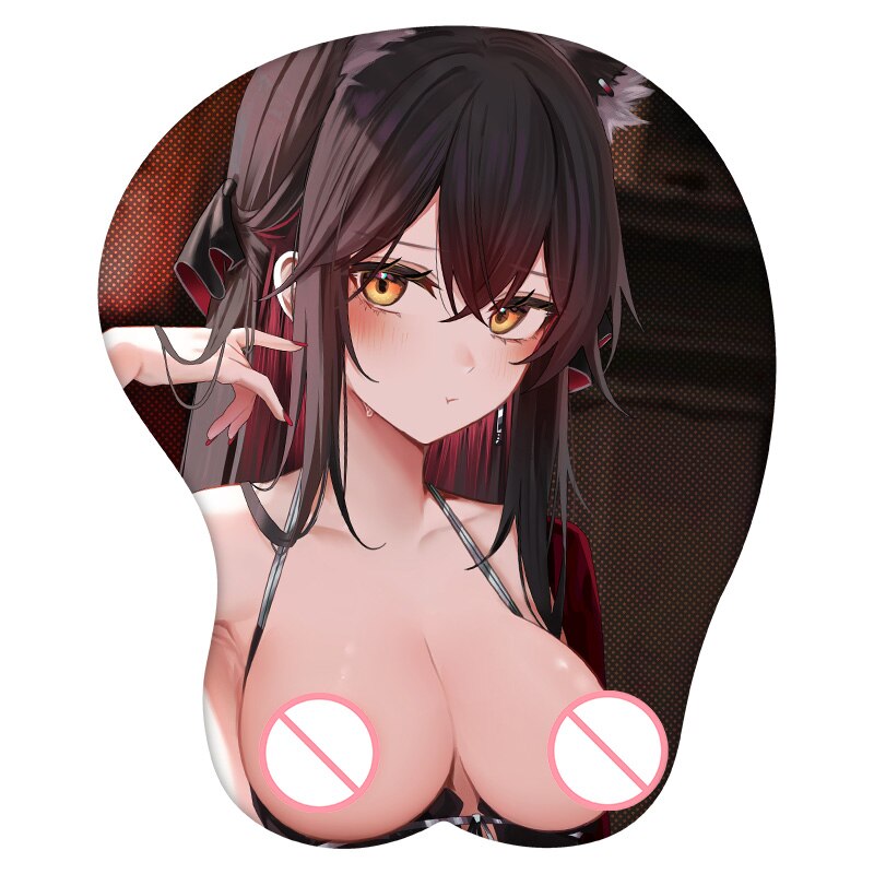 3D Mouse Pad Texas Arknights Anime Wrist Rest Silicone Sexy Creative Gaming Mousepad Mat