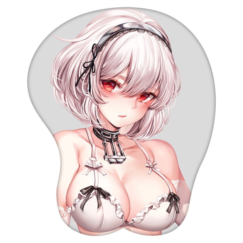 3D Mouse Pad Sirius Azur Lane Anime Wrist Rest Silicone Sexy Creative Gaming Mousepad Mat