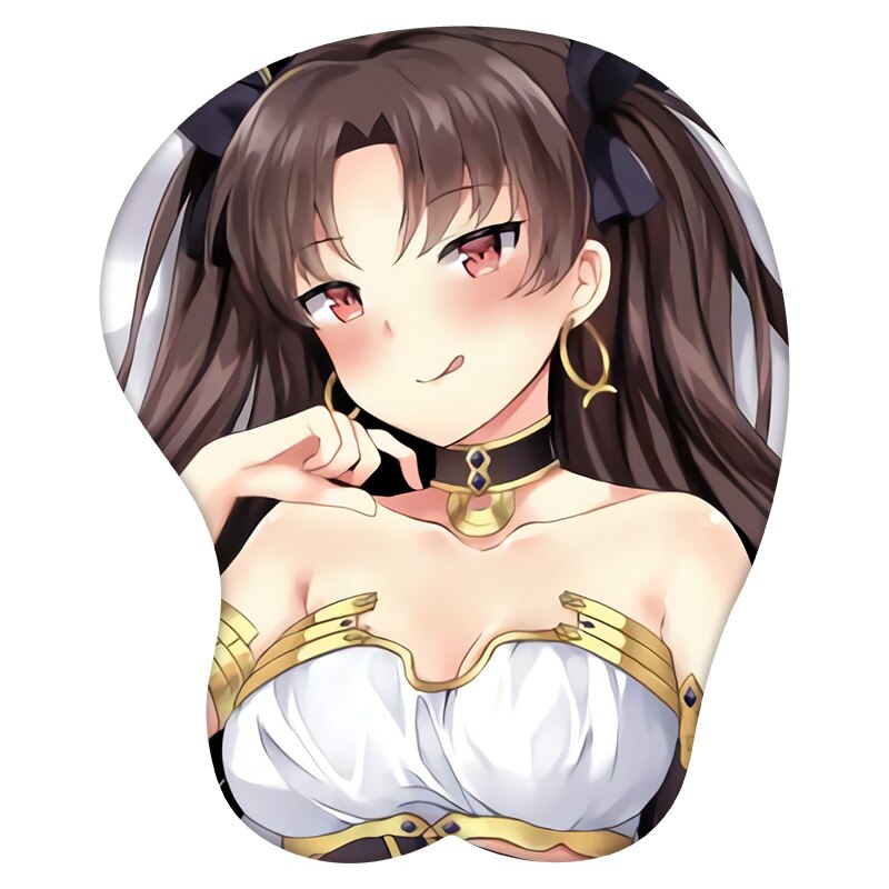 Anime 3D Mouse Pad Ishtar Fate/Staynight Wrist Rest Silicone Sexy Creative Gaming Mousepad Mat