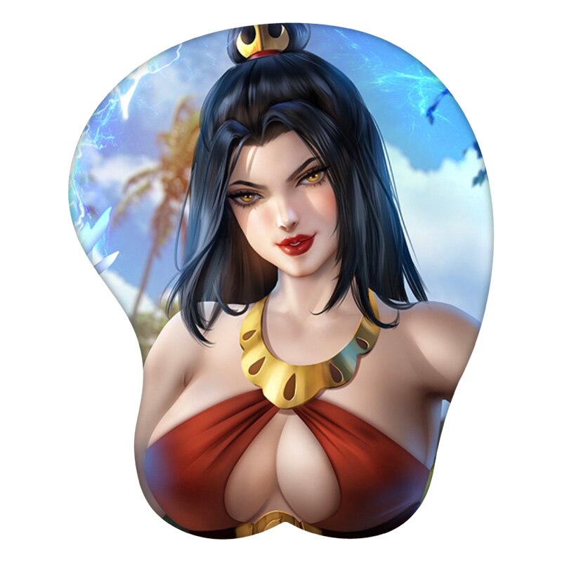 Avatar Azula 3D Mouse Pad Anime Wrist Rest Silicone Creative Gaming Mousepad Mat