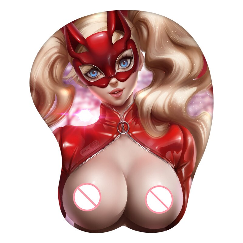 PERSONA5 Scramble Takamaki Anne 3D Mouse Pad Anime Wrist Rest Silicone Sexy Creative Gaming Mousepad Mat