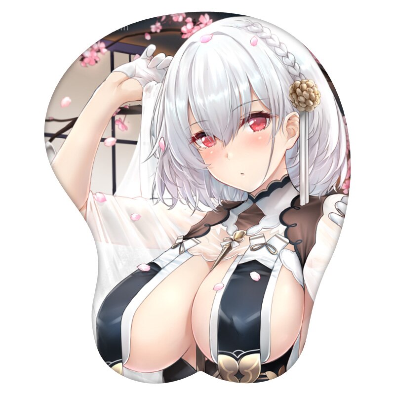 3D Mouse Pad Sirius Azur Lane Anime Wrist Rest Silicone Sexy Creative Gaming Mousepad Mat