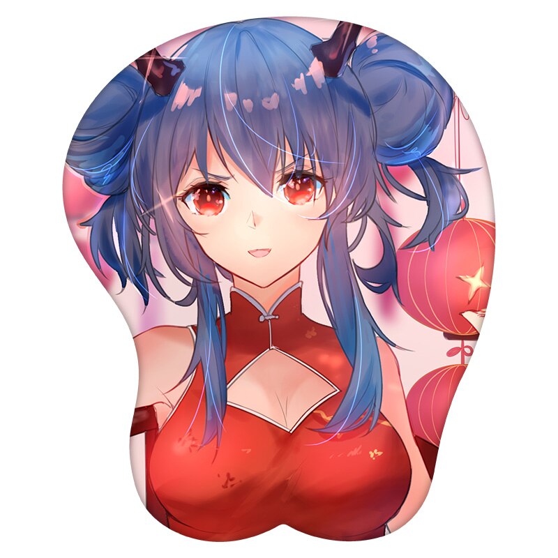 3D Mouse Pad Ch&#39;en Arknights Anime Wrist Rest Silicone Sexy Creative Gaming Mousepad Mat