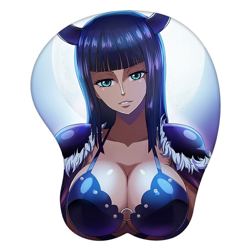 3D Mouse Pad Nico Robin One Piece Anime Wrist Rest Silicone Sexy Creative Gaming Mousepad Mat