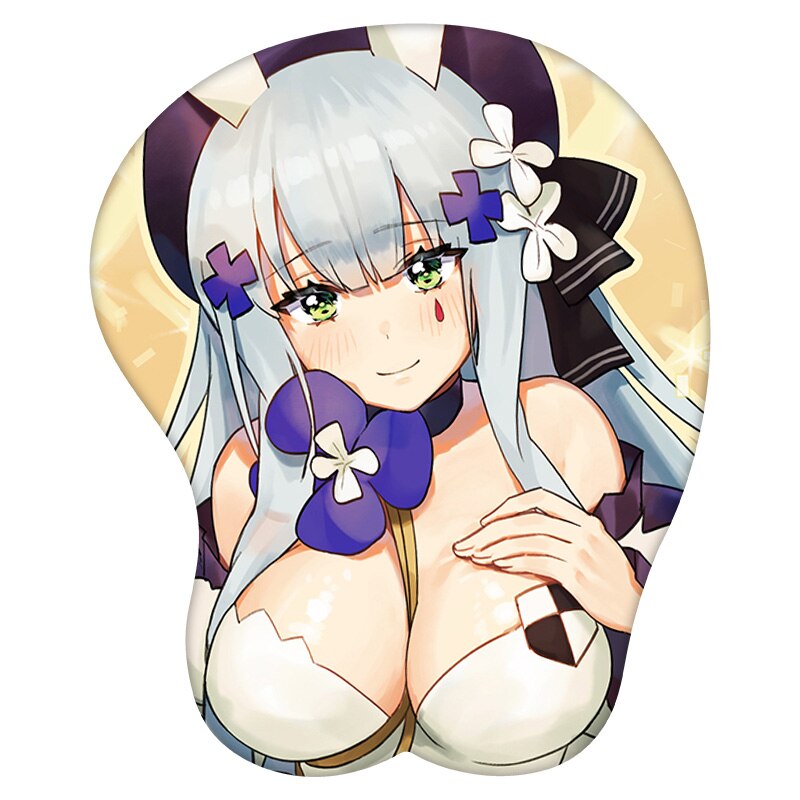 Anime 3D Mouse Pad HK416 Girls&#39; Frontline Wrist Rest Silicone Sexy Creative Gaming Mousepad Mat