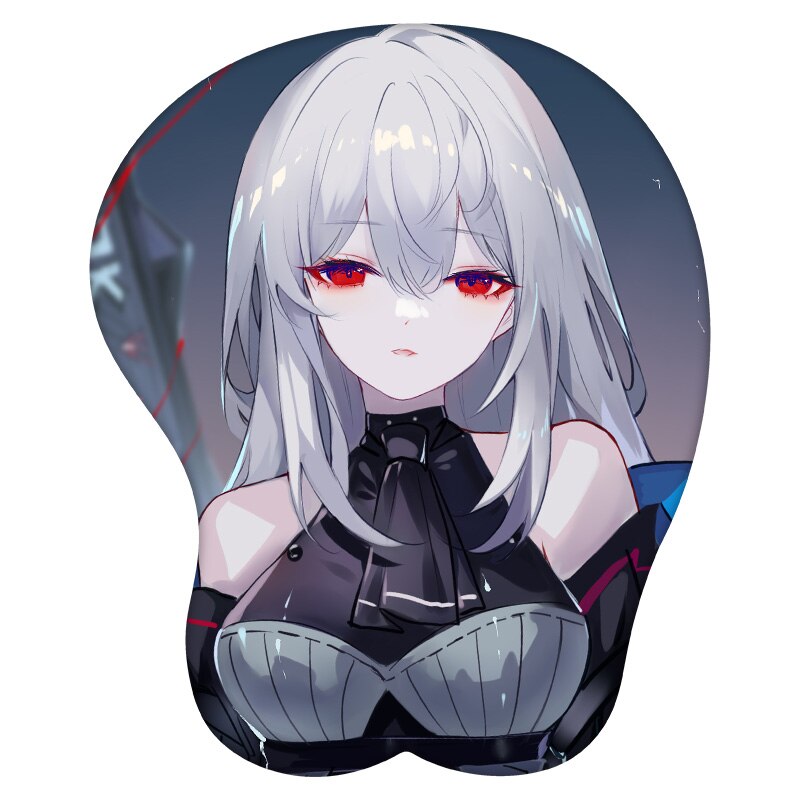 3D Mouse Pad Skadi Arknights Anime Wrist Rest Silicone Sexy Creative Gaming Mousepad Mat