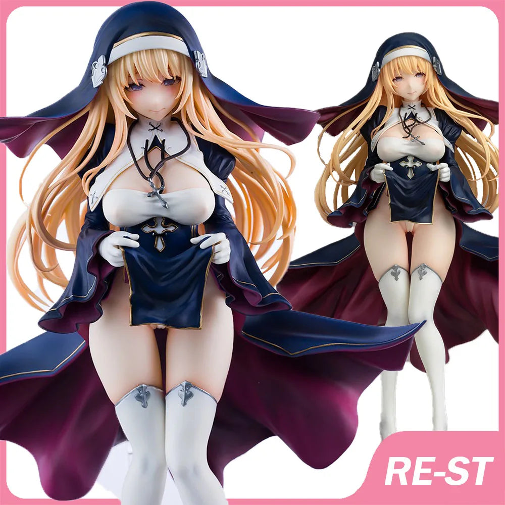 Figurines d'anime japonaises Charlotte Nun Ver. PVC 1/6 Figurine complète Collection adulte Modèle Jouets Poupée Décoration