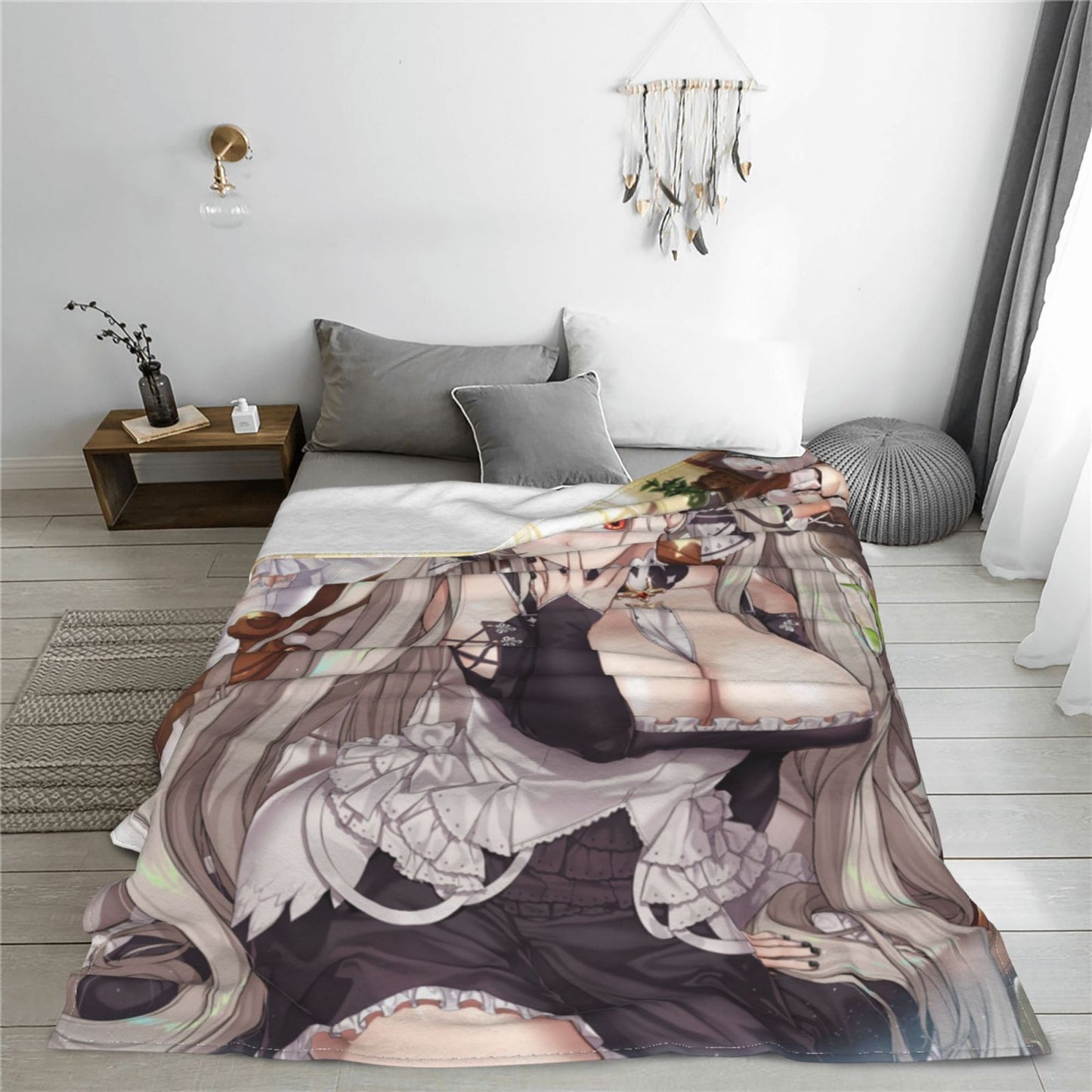 Azur Lane Poster Blanket Doujinshi Art CG Throw Adult Artist Sofa Blankets Hentai Anime Comic Sexy Doujin Flannel Fleece Throws