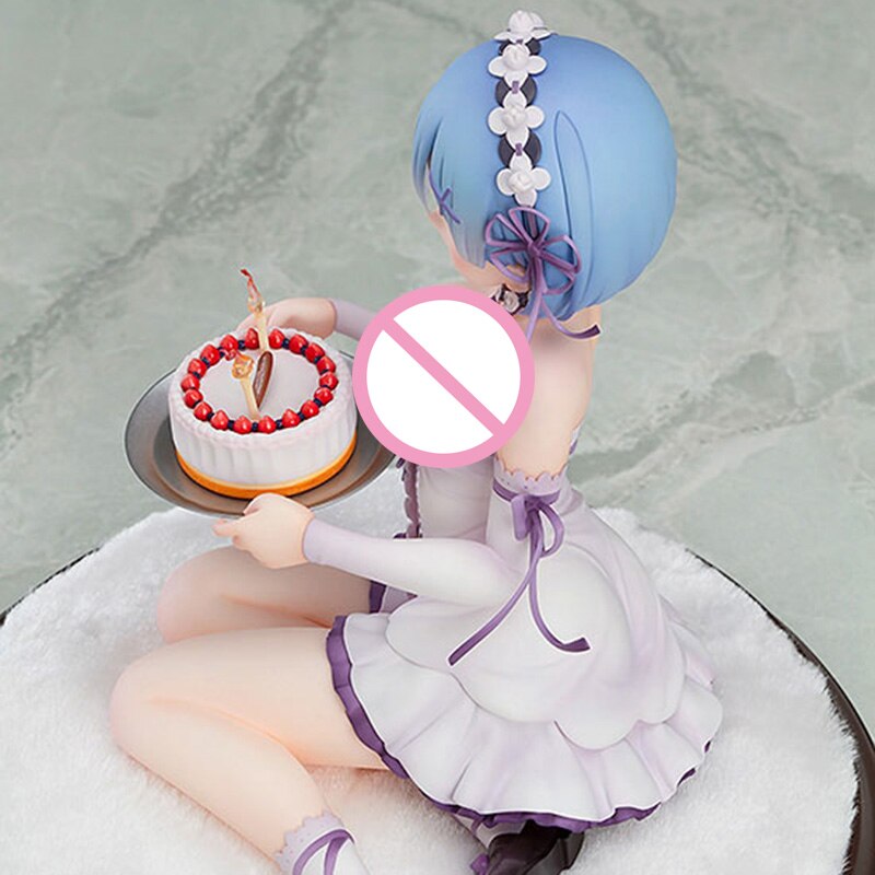 13cm Action Figure Re:life In A Different World From Zero Rem Re Zero  Birthday Cake Ver. PVC Collection Model Toy Birthday Gift - AliExpress