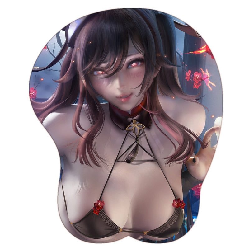 3D Boobs Mousepad | Oppai Ass Tits Mouse Pad | Silicone boobs mousepad