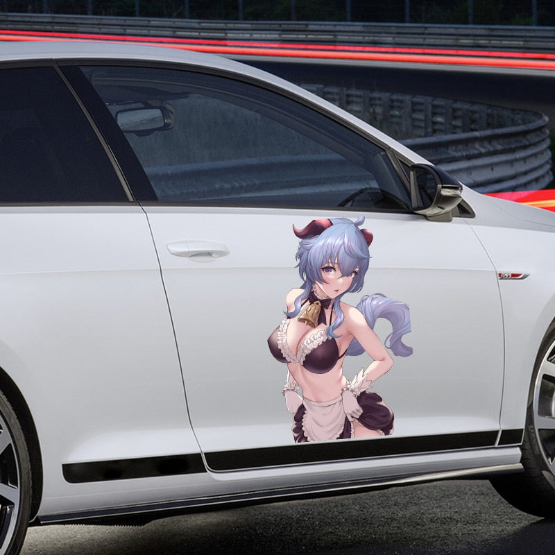 Sexy anime girl Stickers | Bikin Anime girl stickers | Sexy swimsuit stickers | underwear car stickers decal anime cute car accessories decoration