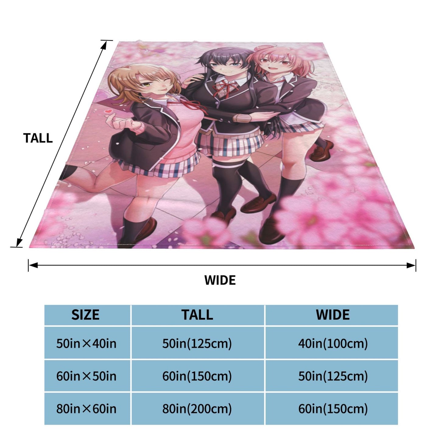 Hentai Anime Blanket H Anime Poster Blanket Sexy Nudity Women Poster Fleece Blanket Hentai Image Sexy Adult Manga Merch Blanket