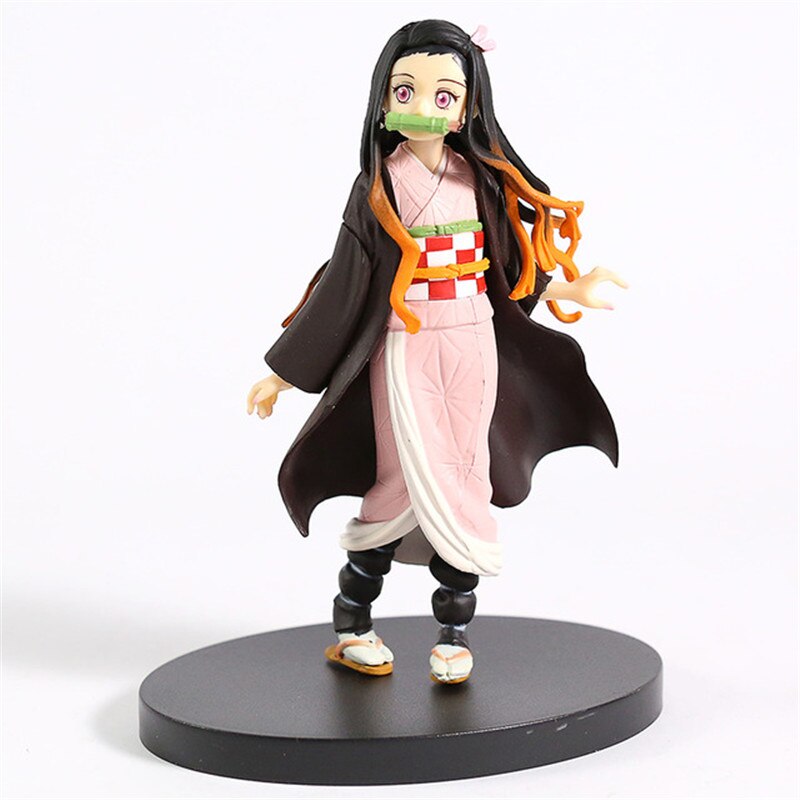 Figurine d'anime Demon Slayer Kamado Nezuko Sexy Girl Figurine d'action en PVC Version agenouillée Nezuko Kamado Figurine Collection Jouet Cadeau