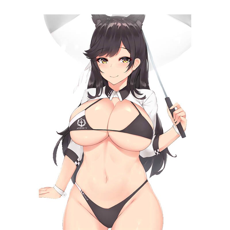 Hentai Waifu Anime Atago Azur Lane Sexy Girl Stickers Motorcycle Car Sticker Auto Accessories Vinyl Waterproof PVC Apply To Car