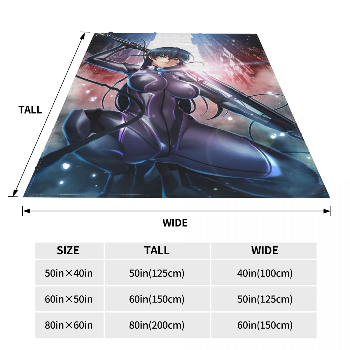 Taimanin Blanket Flannel Hentai Anime Stuff Breathable Adult H Doujin Poster Soft Throw Blankets for Bedding Travel Sexy Throws